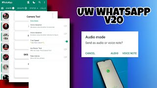 UW WhatsApp V 20 | Audio To Voice Note WhatsApp | Happy New Year | UW Tech Show |