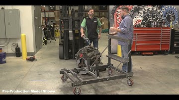 Mechman Alternators Running Engine Stand