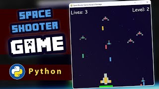 Python projects - Space Invaders Game with Python and PyGame | بايثون مشاريع - مشروع بايثون كامل |