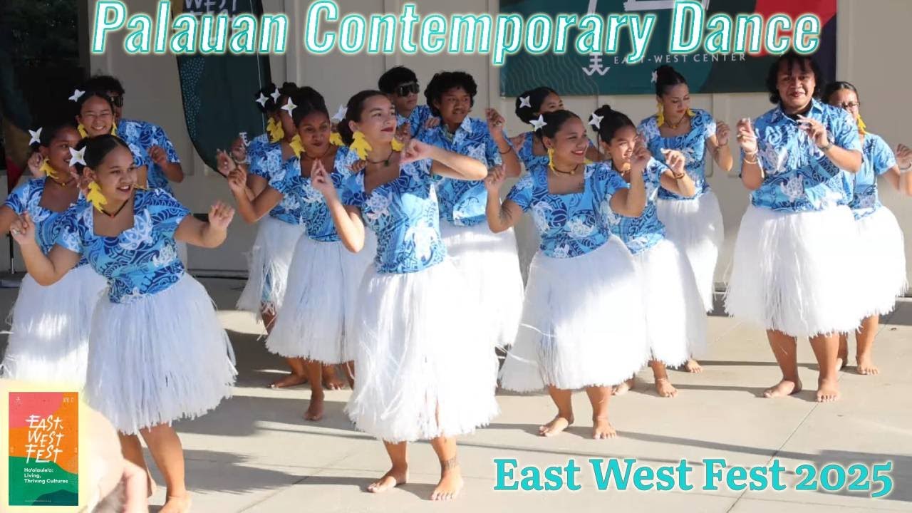 Palauan Contemporary Dance - East West Fest 2025 at East-West Center University of Hawaii Moana [4K]