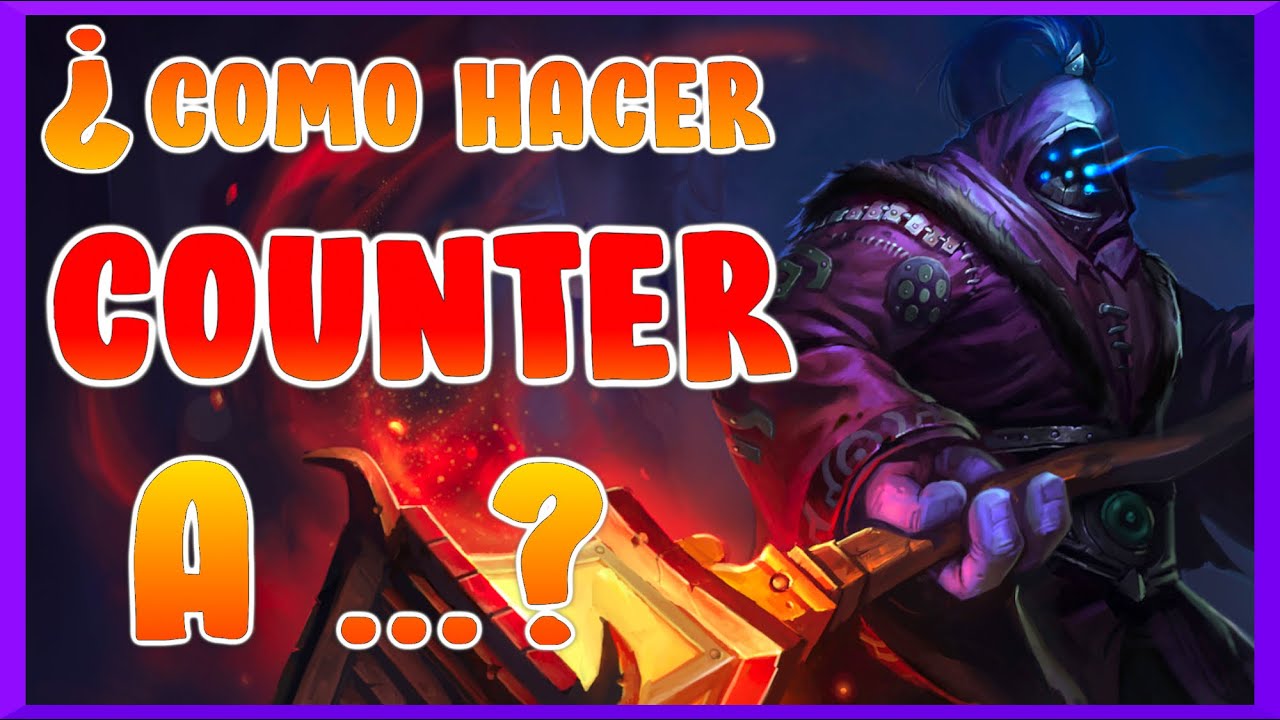 COMO hacer COUNTER a JAX (CAMPEONES, OBJETOS Y MÁS) S12 YouTube