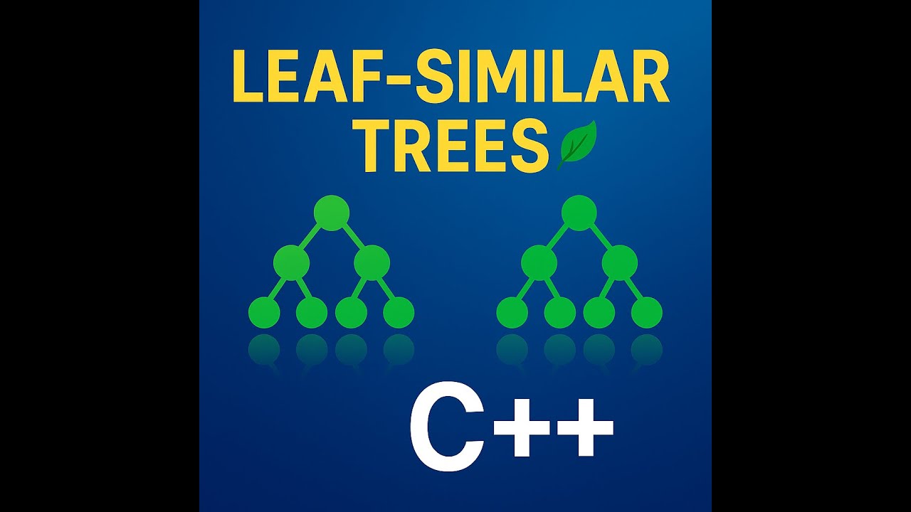 Are These Trees the Same? 🌿 | LeetCode 872 in C++ - YouTube