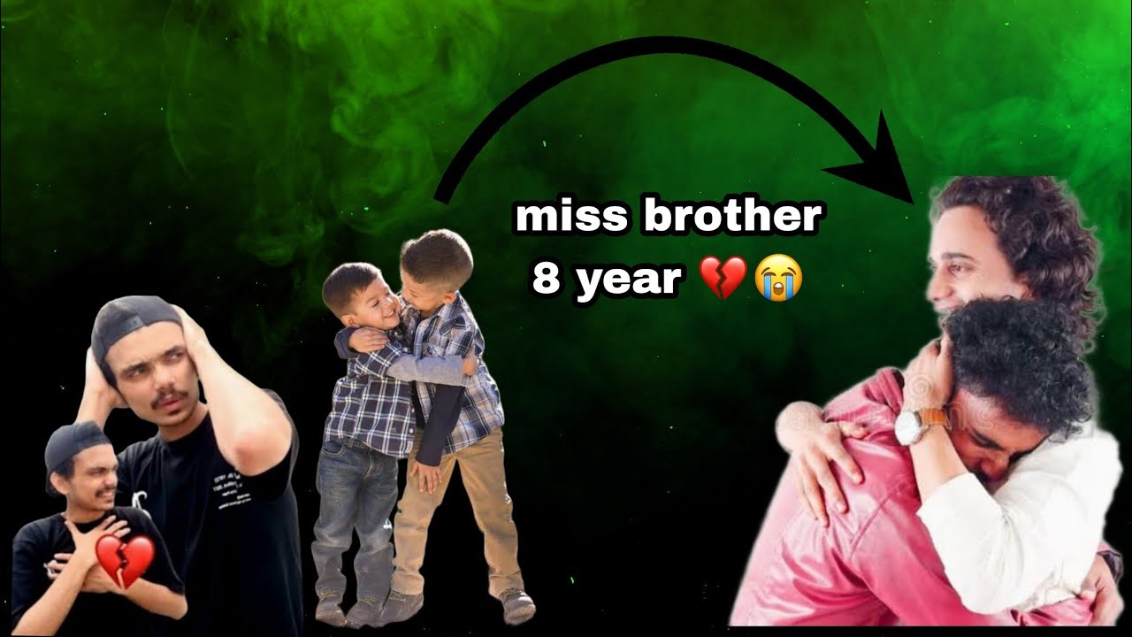 The little brother has missed hisbig brother for 8 years 😭💔