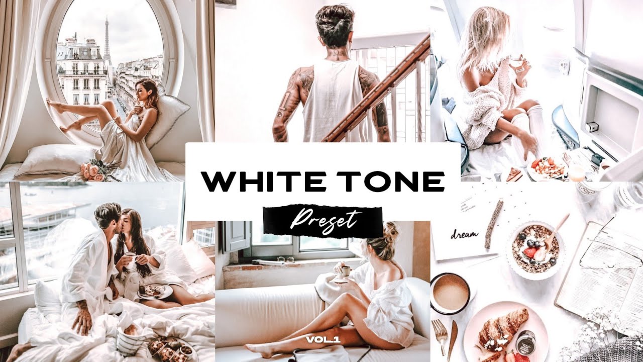 How To Edit WHITE TONE in Lightroom | Free Lightroom preset | White tone