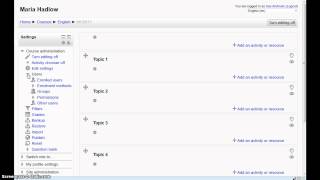 Self Enrollment Moodle 2.4