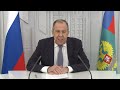 Видеообращение  С.Лаврова в связи с 10-летием «Крымской весны», Москва, 16 марта 2024 года