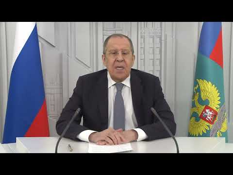 Видеообращение  С.Лаврова в связи с 10-летием «Крымской весны», Москва, 16 марта 2024 года