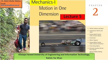 Lecture 5   Particle Under Constant Acceleration