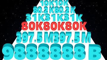 Number Run Shooting vs Number Merge Run - Satisfying ASMR Gameplay (Noob vs Pro vs Hacker)