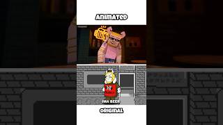 Asgore Driving Beer Truck Vs Animated Version