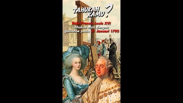 Tahukah Kamu? Raja Prancis Louis XVI dihukum mati dengan guillotine pada 21 Januari 1793 #shorts