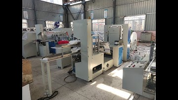 high speed napkin folding machine with 3 color printing