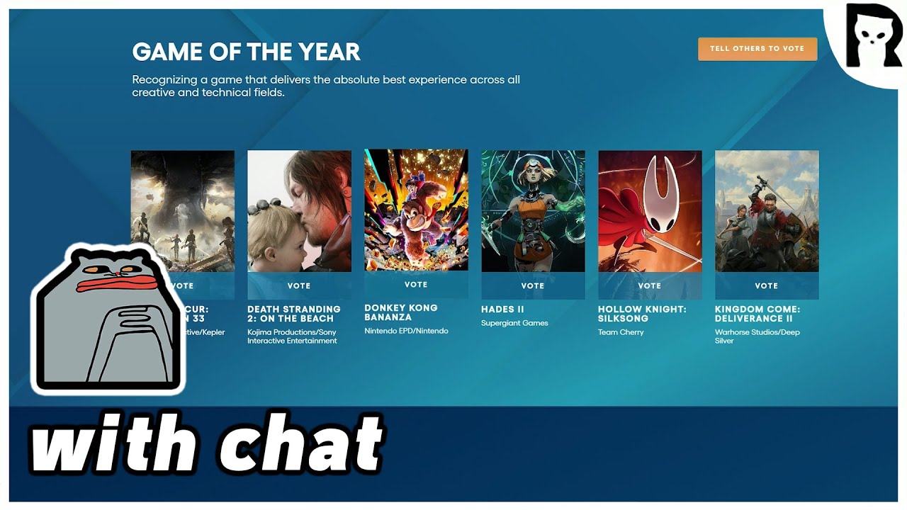 Lirik Votes for Game of the Year | The Game Awards 2025