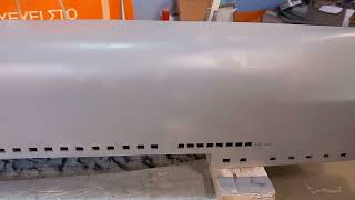 Surface preparation for final paint.