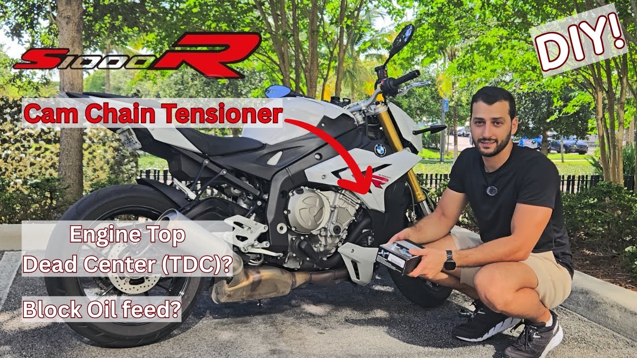 2016 BMW S1000R Cam Chain Rattle Fix | Manual Tensioner Install & Adjustment (RR & XR Models)