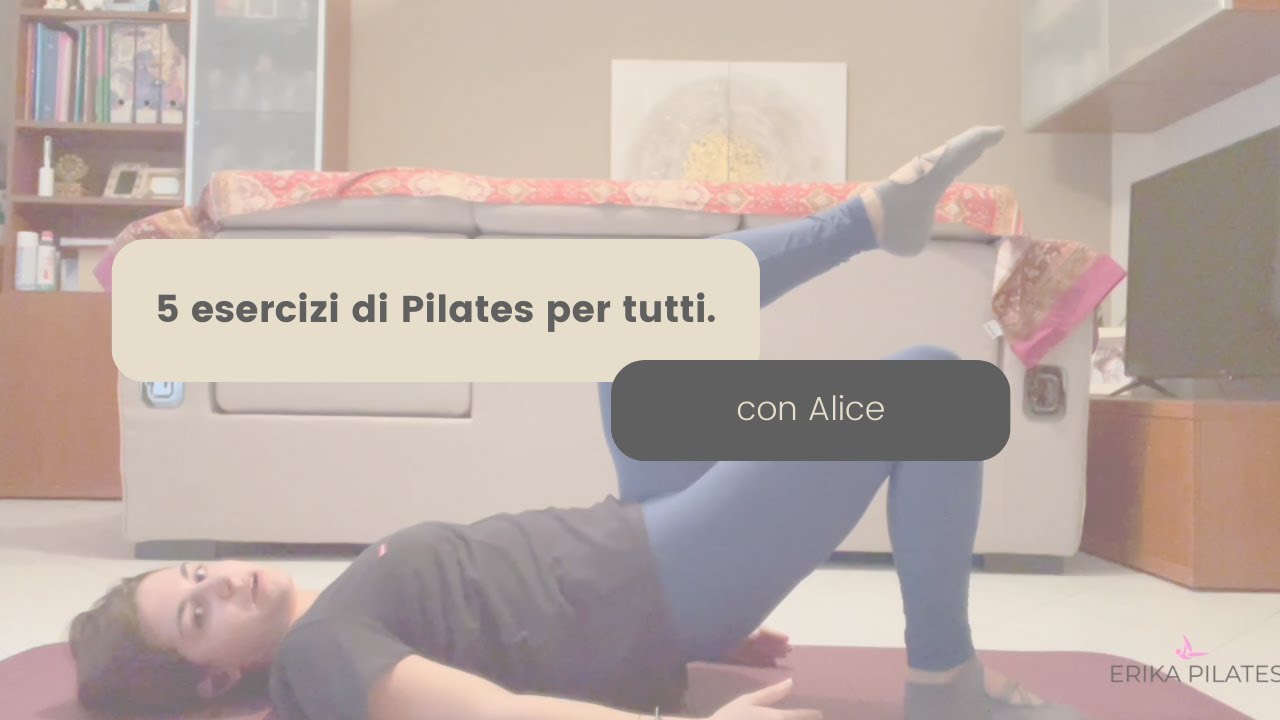 5 esercizi di Pilates per tutti.