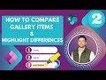 Part 2: Compare gallery items &amp; highlight differences