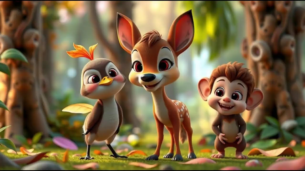 Animals Save Forest | Animals Story | Chatur Story 