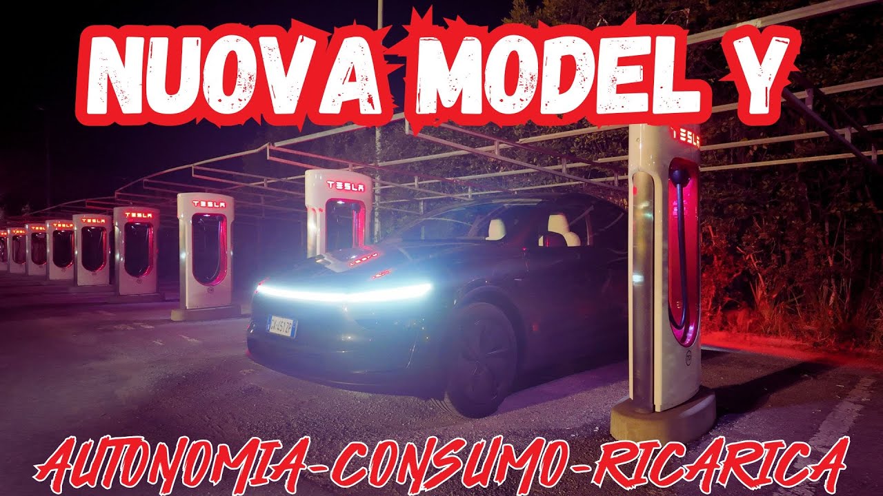 La Nuova Tesla Model Y al test dei 20 minuti! Autonomia e ricarica⚡️Lampi di Tesla