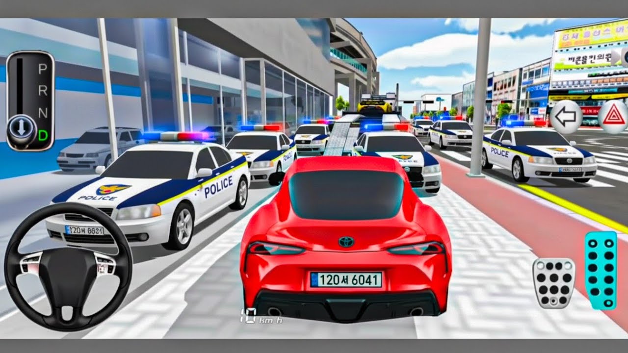 🚦🎮 New Toyota GR Supra (A90) 3D driving class car game 