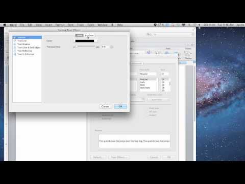 How to Apply Shading to Text in Microsoft Word : Microsoft Office & Photoshop