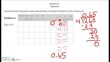 G5.M1.L15 Dividing with Decimals