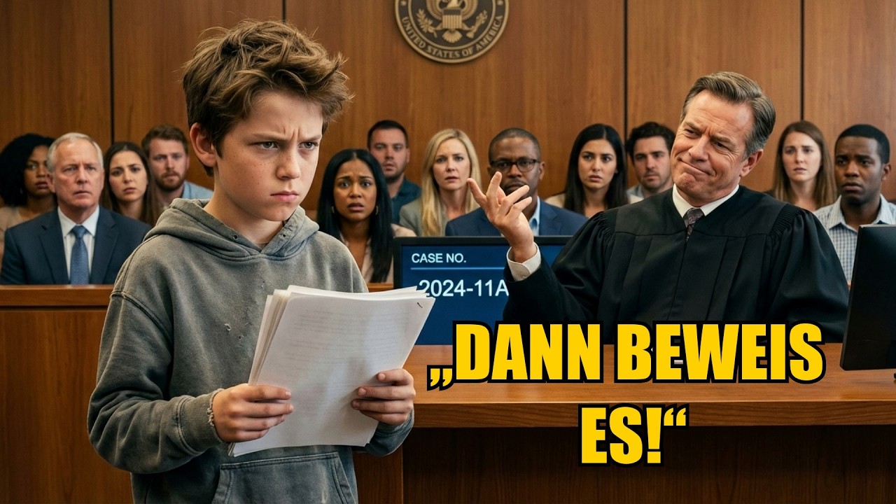 „Die Beweise sind gefälscht“, sagte der Sohn – der Richter lachte… bis die Wahrheit offenbar wurde