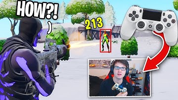 I Tried using CONTROLLER for the first time... (aim assist = aimbot on Fortnite?)