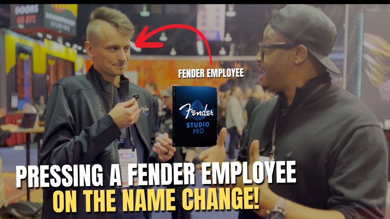 I asked "Greggor From PreSonus" His Thoughts On Fender Studio Pro!