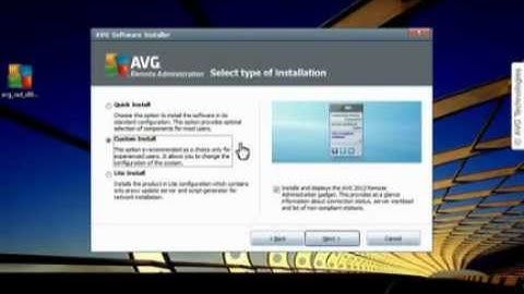 AVG 2012 - How to install AVG 2012 with Remote Administration Tools - YouTube.wmv