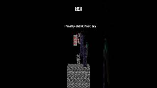 Minecraft Rush first try!!!!! #minecraft #shorts