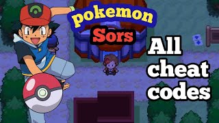 Pokemon sors all cheat codes like rare candy,Master ball ,unlimited money screenshot 5