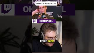 OhnePixel Calls Dima a BOT 😳