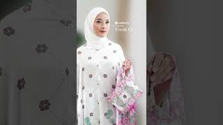 Mukena Saskara Cappa  Fresh Cream mukena islam shorts