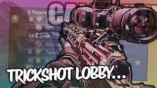 BO2.. but I Joined a Small Streamers Trickshot Lobby (Quickscopes Indeed Got ADDED!!)