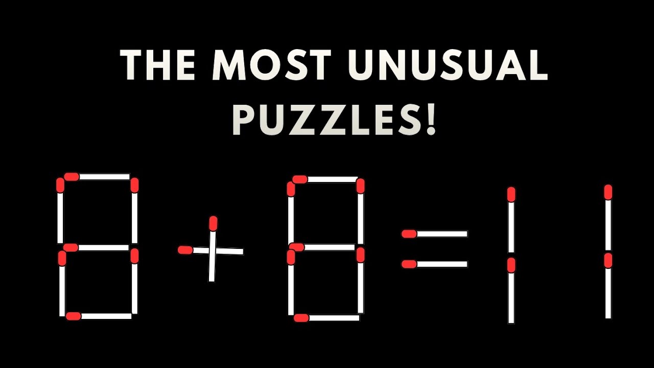 Matchstick Puzzles That Break Your Logic