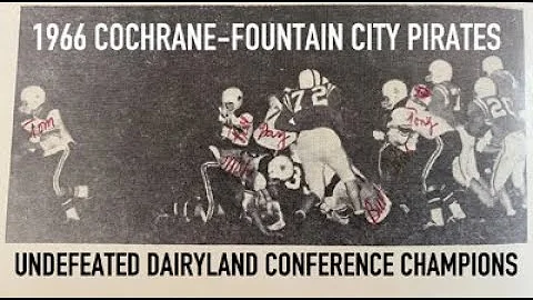 1966 COCHRANE FOUNTAIN CITY CHAMPIONS