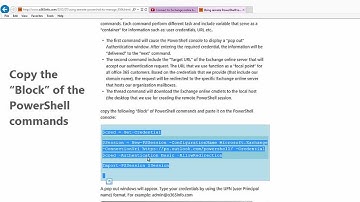 Connect to Exchange online by using Remote PowerShell