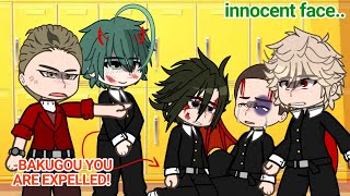 Innocent Face.. Meme Gacha Trend Bnha - Mha Middle School & Villain Deku Au