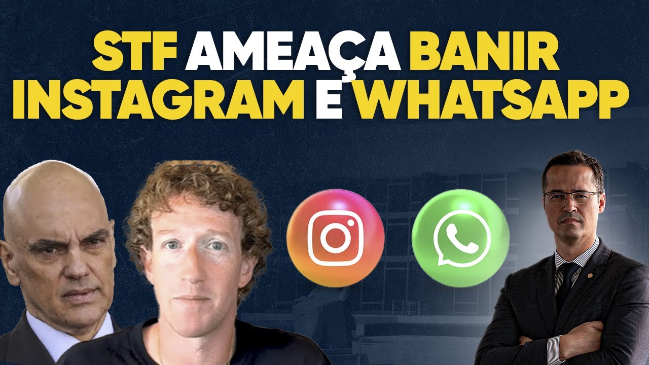 Bizarro! STF Ameaça Banir Instagram e Whatsapp: o que a Imprensa não te Disse Sobre Isso.