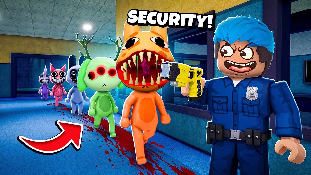 Survive The Nights as a Security Guard | ROBLOX | Animal Hospital Anomaly