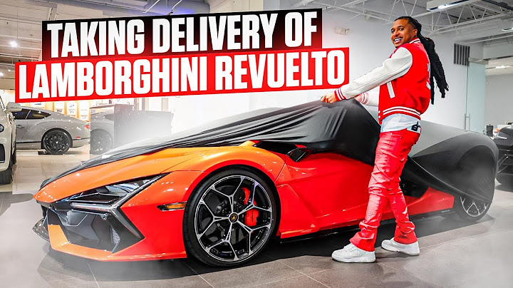 PRENDRE LIVRAISON DE MA 9E LAMBORGHINI J'AI ENFIN REÇU MA REVUELTO