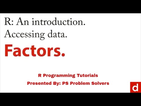 14 - Factors in R | R Programming Tutorial - Learn the Basics of Statistical Computing