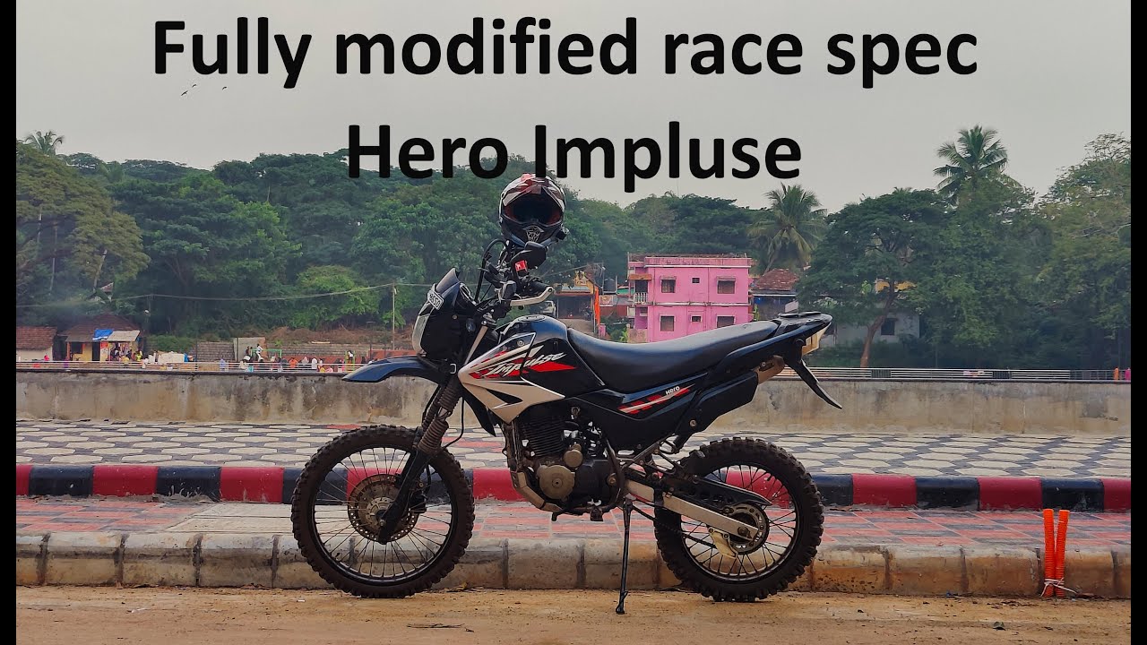 Test rode fully modified race spec Hero Impluse | Motorcycle courtesy Ajay Rao