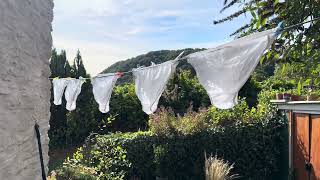 1 Hour of Gentle Wind & White Linens 🍃Garden Ambient Music for Sleeping,Studying and Anxiety Relief