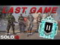 The Final Solo Q Game... | Solo to Comp - Rainbow Six Siege