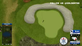 Golden Tee Great Shot on Hawkeye Hills 3! (Two hole-out game!)
