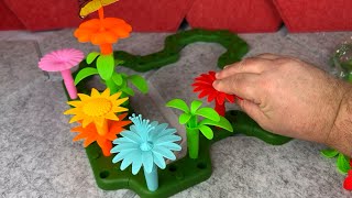 Flower Garden Toy Set Review with Multiple Color Flowers and Butterflies