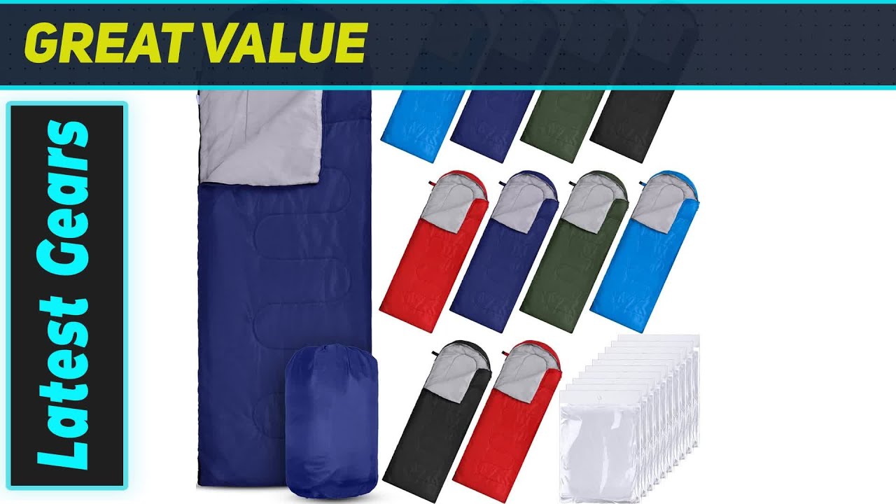 Спальные мешки Macarrie, 10 штук в упаковке: необходимый объем тепла на случай чрезвычайной ситуа...