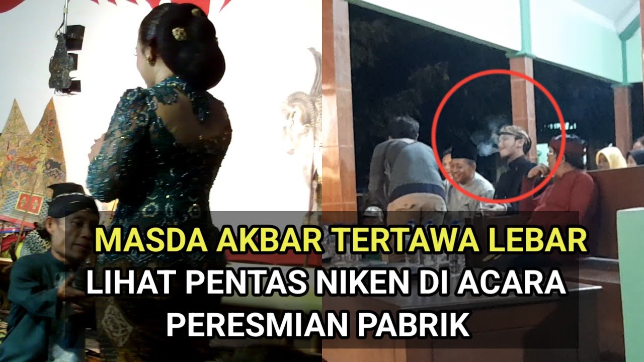 Masda Akbar  Tertawa Lebar Pas Lihat Pentas Niken Di Acara Peresmian Pabrik 
